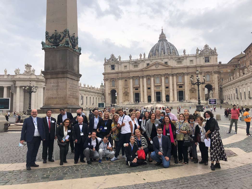 Internazionale Udienza Papa Francesco