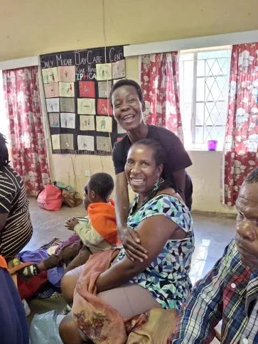 Famiglie della comunità in Zimbabwe
